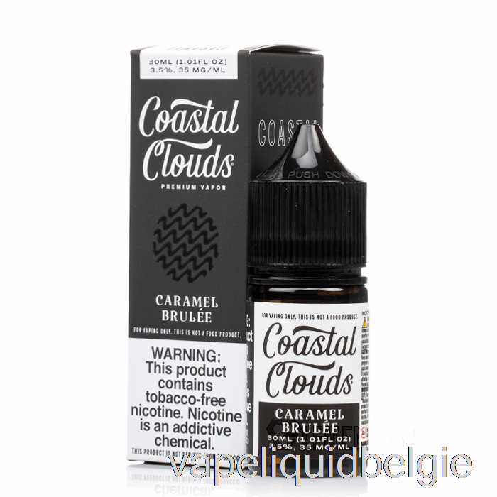 Vape Vloeibare Karamel Brulee Zout - Kustwolken Co. - 30 Ml 35 Mg